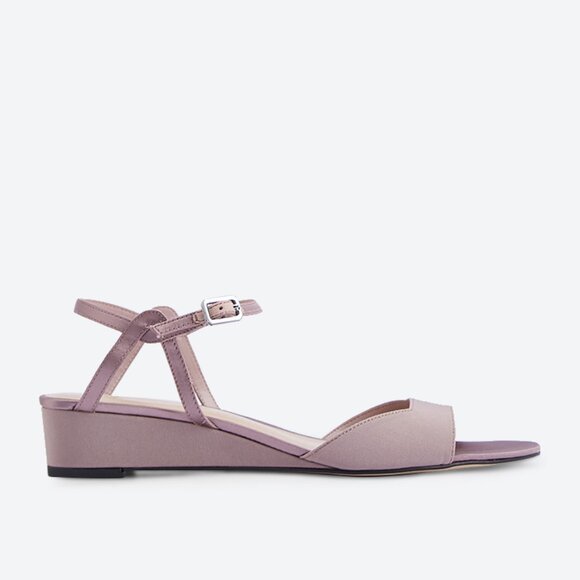 Charles & Keith Beige Low-Wedge Sandals - New - Picture 4 of 5